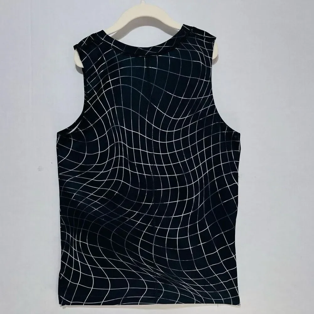 Abercrombie Active Black And White Tank Top   Kids Size 9/10